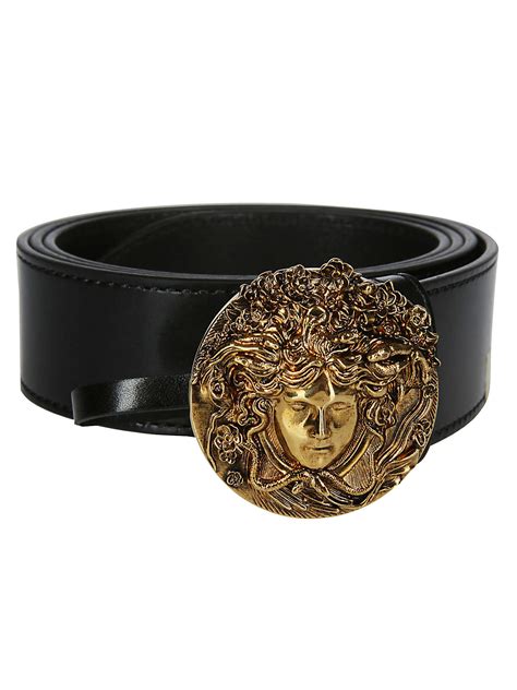 versace collection medusa buckle leather belt|versace medusa belt sale.